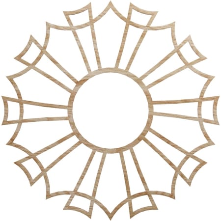 Ekena Millwork Augustus Wood Fretwork Pierced Ceiling Medallion, Red Oak, 36"OD x 12 5/8"ID x 3/8"T CMWP36X36X0375AURO